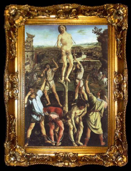 framed  Pollaiuolo, Piero Martyrdom of St.Sebastian, ta009-2